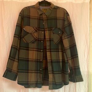 Anchorage Expedition Brand, Button down flannel, size XL